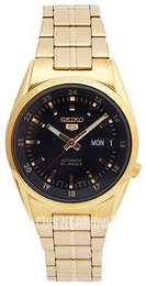 Seiko 5 Czarny/Stal w odcieniu złota Ø38 mm SNKJ22