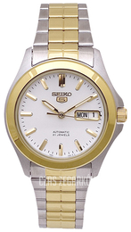 Seiko 5 Biały/Stal Ø38 mm SNKK94K1