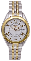 Seiko Srebrny/Stal w odcieniu złota Ø34 mm SNKL36K1