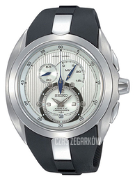 Seiko Chronograph Srebrny/Guma Ø45 mm SNL049