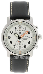 Seiko Biały/Skóra Ø41 mm SNN227