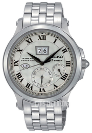 Seiko Premier Srebrny/Stal Ø41 mm SNP039