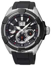 Seiko Velatura Czarny/Guma Ø47 mm SNP101P2