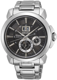 Seiko Premier Szary/Stal Ø42.9 mm SNP165P1