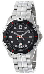 Seiko Czarny/Stal Ø43 mm SNQ085