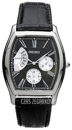 Seiko Czarny/Skóra Ø35 mm SNT017