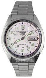 Seiko 5 Biały/Stal Ø37 mm SNX801K