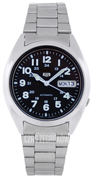 Seiko 5 Czarny/Stal Ø37 mm SNX809