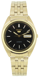 Seiko Dress Czarny/Stal w odcieniu złota Ø35 mm SNXA14K