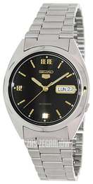 Seiko 5 Czarny/Stal Ø37 mm SNXL87K