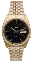 Seiko Dress Czarny/Stal w odcieniu złota Ø38 mm SNXZ16