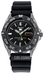 Seiko Sportura Czarny/Guma Ø43 mm SNZB23J2