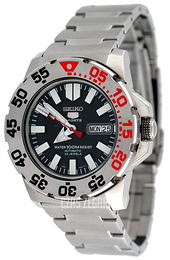 Seiko Czarny/Stal Ø42 mm SNZF47