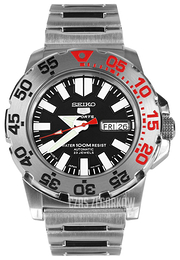 Seiko 5 Czarny/Stal Ø42 mm SNZF47J1