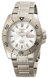 Seiko Biały/Stal Ø43 mm SNZG35