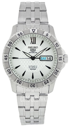 Seiko Biały/Stal Ø39 mm SNZJ31