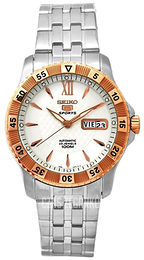 Seiko Srebrny/Stal Ø39 mm SNZJ34