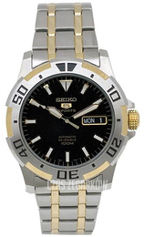 Seiko Czarny/Stal Ø38 mm SNZJ44