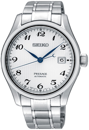 Seiko Presage Biały/Stal Ø40.5 mm SPB063J1