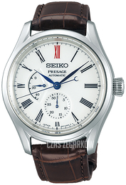 Seiko Presage Biały/Skóra Ø40.6 mm SPB093J1