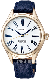 Seiko Presage Biały/Skóra Ø34.3 mm SPB234J1