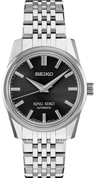 Seiko King Czarny/Stal Ø37 mm SPB283J1