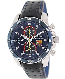 Seiko Sportura Niebieski/Skóra Ø46 mm SPC089