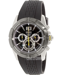 Seiko Czarny/Guma Ø45 mm SPC101