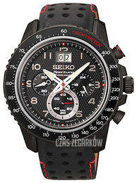 Seiko Sportura Czarny/Skóra Ø45 mm SPC141P1