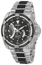 Seiko Czarny/Stal Ø46 mm SRH005