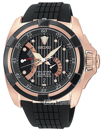 Seiko Czarny/Guma Ø45 mm SRH006