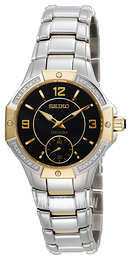 Seiko Czarny/Stal Ø32 mm SRKZ90