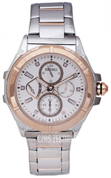 Seiko Biały/Stal Ø44 mm SRL034