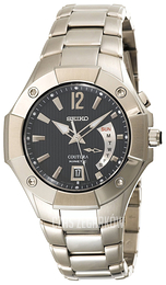 Seiko Coutura Czarny/Stal Ø43 mm SRN021
