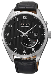 Seiko Czarny/Skóra Ø42.2 mm SRN051P1
