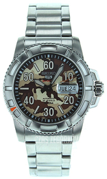 Seiko Brązowy/Stal Ø44 mm SRP221