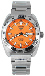 Seiko 5 Pomarańczowy/Stal Ø40 mm SRP283J1
