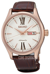 Seiko Presage Srebrny/Skóra Ø40 mm SRP330J1