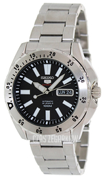 Seiko Sportura Czarny/Stal Ø43 mm SRP357