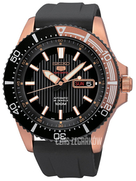 Seiko Czarny/Guma Ø44 mm SRP560