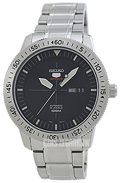 Seiko 5 Czarny/Stal Ø44 mm SRP563