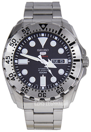 Seiko 5 Czarny/Stal Ø46 mm SRP599