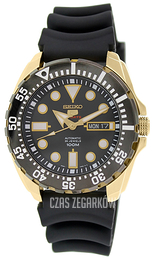 Seiko 5 Czarny/Guma Ø44 mm SRP608K1