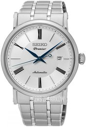 Seiko Premier Srebrny/Stal Ø40.42 mm SRPA17J1