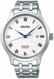 Seiko Presage Biały/Stal Ø41.74 mm SRPC79J1