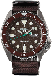 Seiko 5 Sports Brązowy/Tkanina Ø43 mm SRPD85K1