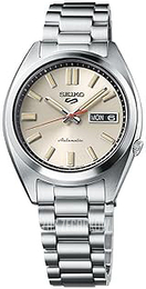 Seiko 5 Beżowy/Stal Ø37.4 mm SRPK91K1