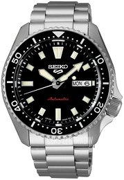 Seiko 5 Sports Czarny/Stal Ø42.5 mm SRPL85K1