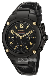 Seiko Czarny/Skóra Ø39 mm SRW893