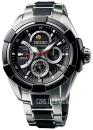 Seiko Velatura Czarny/Stal Ø46 mm SRX009P1